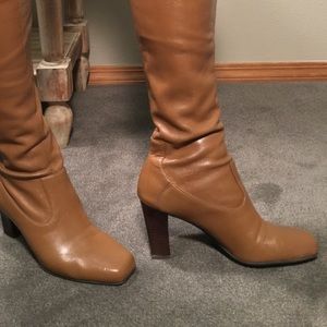 Franco Sarto Thigh High Brown Boots